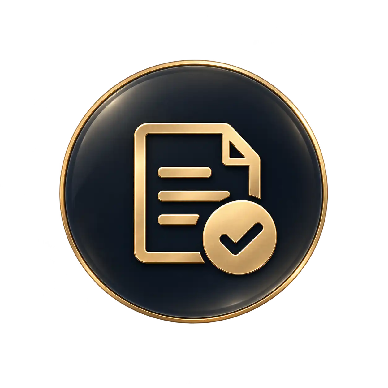 Completed proof or affidavit of service